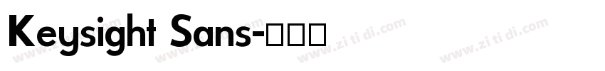 Keysight Sans字体转换